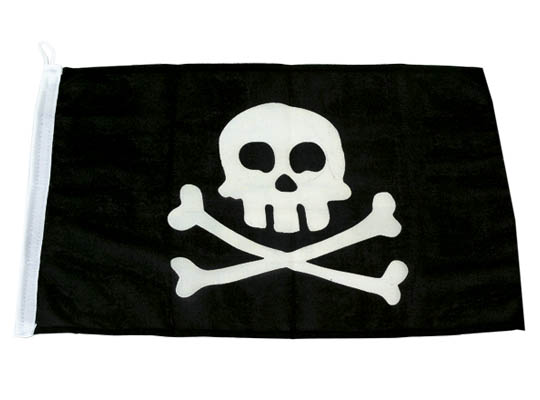 Boating Flag - Jolly Roger / 30 x 45 cm 