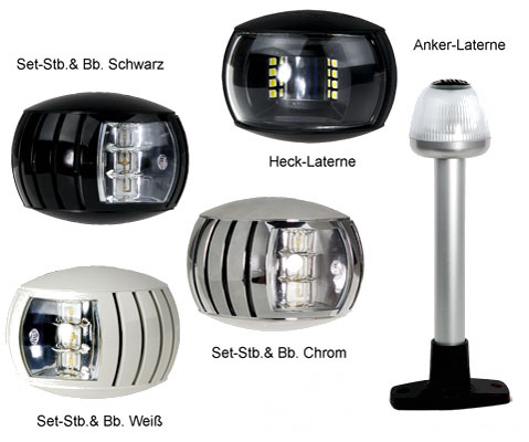 Hella NaviLED® Compact - sada pravobočních levobočních lamp