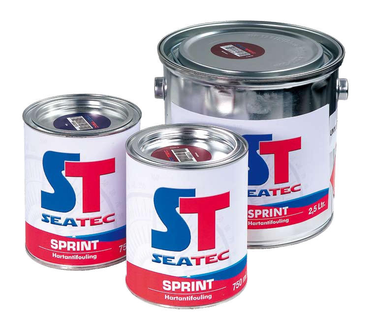 SEATEC - Tvrdý antifouling / červený / 2500ml