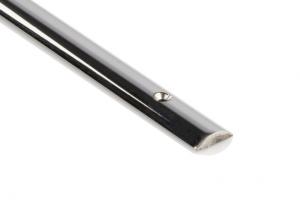 Nerezový profil 1500 x 14 x 4 mm / vrtaný