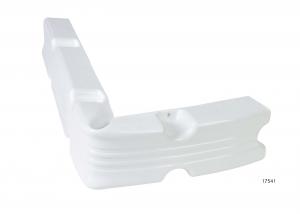 Fender SMALL rohový nastavitelný / bílý 1000 x 120 x 70 mm