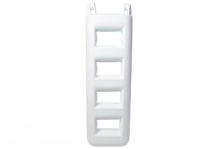 Fender Talamex stupňový / 4 příčky / bílý 950 x 250 x 120 mm