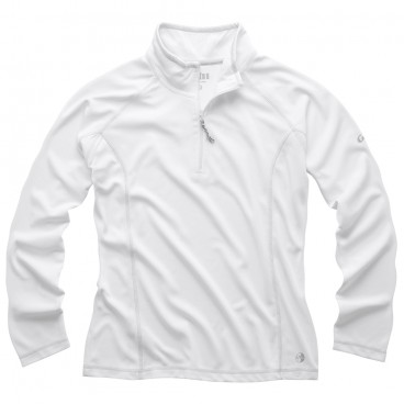 Gill - Women`s UV Tec Zip Long Sleeve Top - Bílá