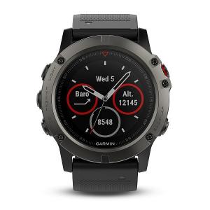 Garmin fenix5X Sapphire Gray Optic, Black band