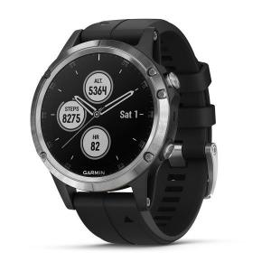 Garmin fenix5 Plus Silver, Black Band