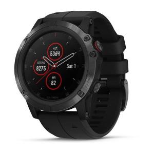 Garmin fenix5X Plus Sapphire Black, Black Band