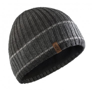 Gill - Band Stripe Beanie - Světla Šedá